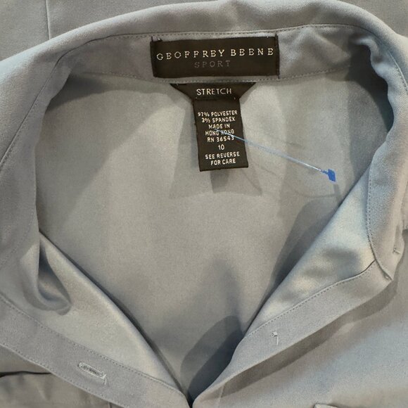Geoffrey Beene Sport Women's Size 10 Stretch Shacket Soft Fall Layers Gorpcore - Picture 4 of 5